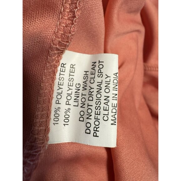 Mac Duggal 5669 Coral Pink 0 Sequin Plunge Neck Sleeveless Long Gown Dress NEW - Picture 16 of 16